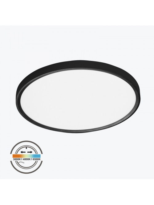 Плафон потолочный LED 32W 3CCT PL-CL32X3CCT-BL 230V IP20 черный 400x25 Ultra Slim PANLIGHT