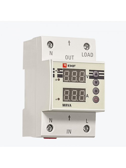 Реле напряжения и тока с дисплеем MRVA-63A EKF PROxima