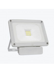 Светодиодный прожектор c датчиком движения LED PL-FLS30GW-SM 6500K IP65 белый