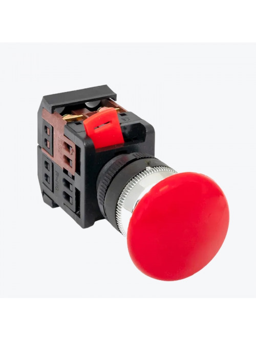 Кнопка AEAL-22 красная с фиксацией NO+NC Грибок EKF PROxima