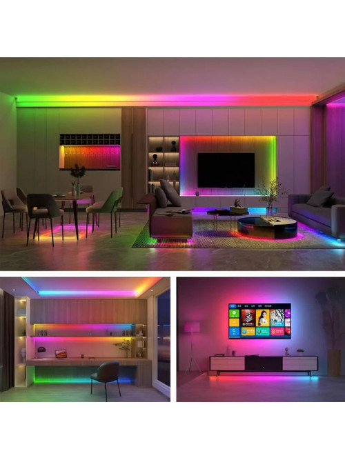 Адресная светодиодная лента RGB-IC, PL-3535RGB108IC-24, IP20, 8mm, 24V, 19W/m, 108led/m, 5m пиксельная PANLIGHT
