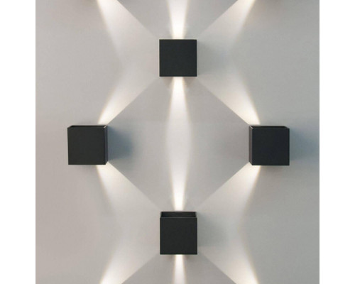 Светильник LED 6W 4000K уличный настенный IP54 230V 4000K черный PL-WLA06PW-BL