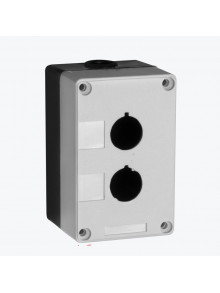 Корпус КП102 пластиковый 2 кнопки белый cpb-102-w EKF PROxima