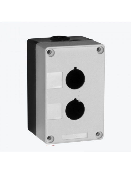 Корпус КП102 пластиковый 2 кнопки белый cpb-102-w EKF PROxima