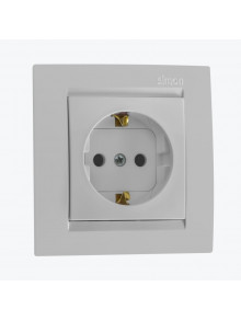 Priza euro protectie pentru copii alba 1591443-030 SIMON 15
