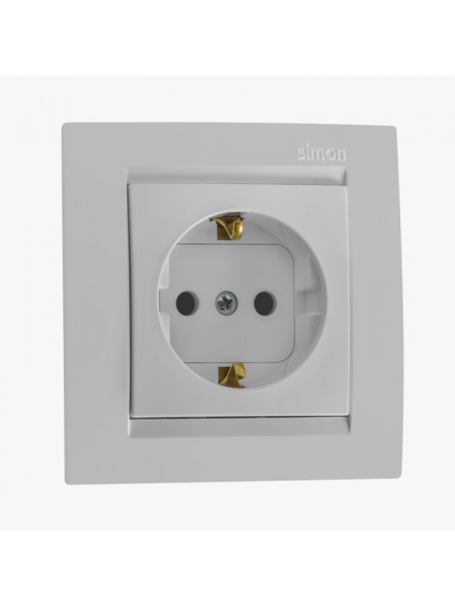 Priza euro protectie pentru copii alba 1591443-030 SIMON 15