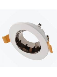 Встраиваемый светильник ARIES 90X30mm IP20 круглый белый/черный хром OP-ARIOK-22