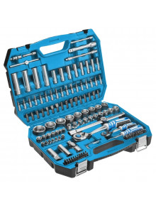 Набор инструментов, 144 шт., 1/2", 1/4" HT1R440 HOEGERT