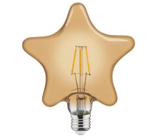 Bec LED filament RUSTIC STAR-6 6W 540Lm E27 2200K 001-031-0006