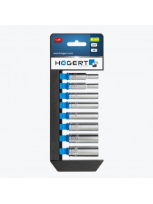 Набор головок глубоких шестигранных 8 предметов HT1A886 HOEGERT