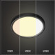 Плафон потолочный LED 18W 3CCT PL-CL18X3CCT-BL 230V IP20 черный 230x25 Ultra Slim PANLIGHT