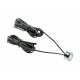 Выключатель контактный сенсорный диммируемый с проводом 1.5 метра 12V DC, 20W,IP20  хром GTV AE-WBEZD-NB