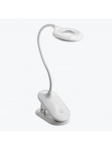 Настольная светодиодная лампа с аккумулятором LED RINGO 4W 200lm 3000K-6000K 3-CCT 1200 mAh белая LB-RIN4W-00-DEC