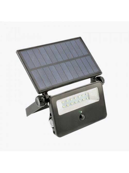 Светодиодный прожектор на солнечной батарее с датчиком движения LUMOS 10W 850LM IP65 6400K LD-LUMOS10W-64