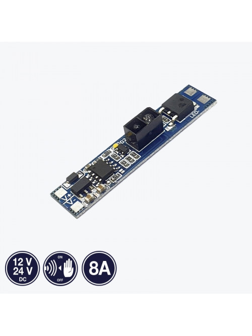 Микровыключатель сенсорный для профилей и светодиодной ленты LED 12-24V DC 8A IP20