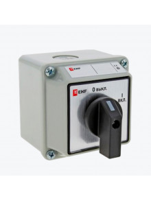 Переключатель кулачковый ПК-3-13 25А 3P "ВКЛ-ВЫКЛ" IP54 pk-3-13-25 EKF PROxima