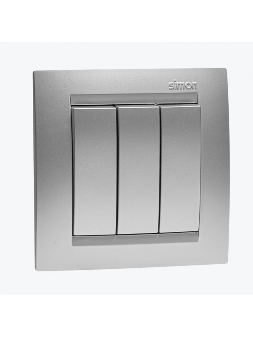 Intrerupator triplu aluminiu 1591391-033 SIMON 15