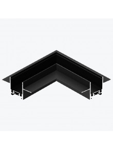 Коннектор встраиваемый L соединитель на магнитную шину черный PANLIGHT ULTRA SLIM PL-TLC-D-L