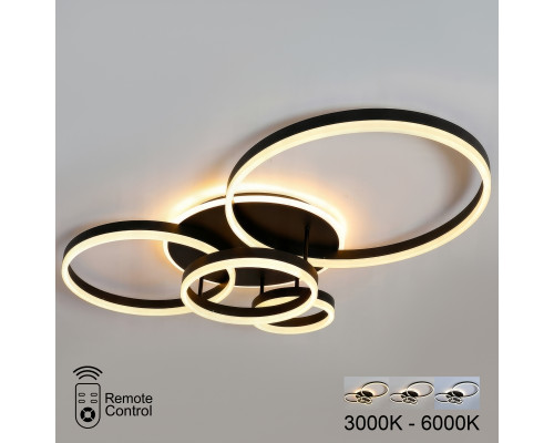 Lustra LED 150W negru PL-21817B