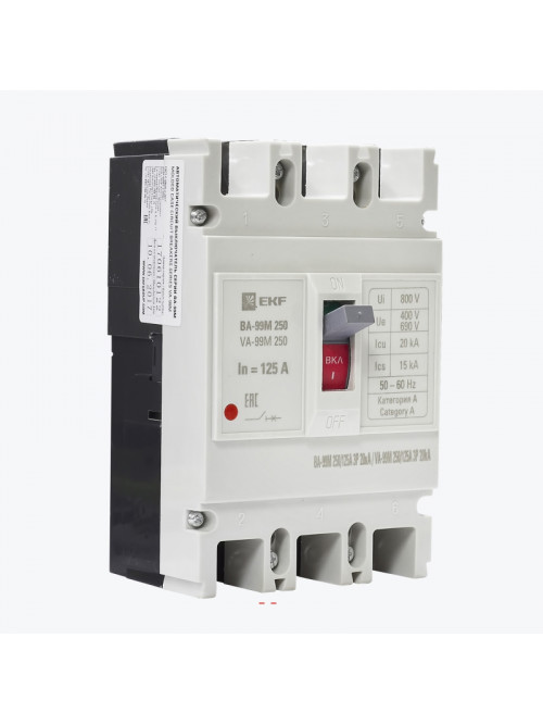Автоматический выключатель ВА-99МL 250/125А 3P 20кА EKF Basic