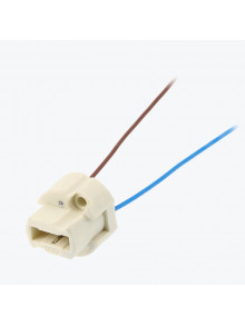 Патрон G9 max.100W 2X0,5MM2 12CM белый GZ-G90000-00