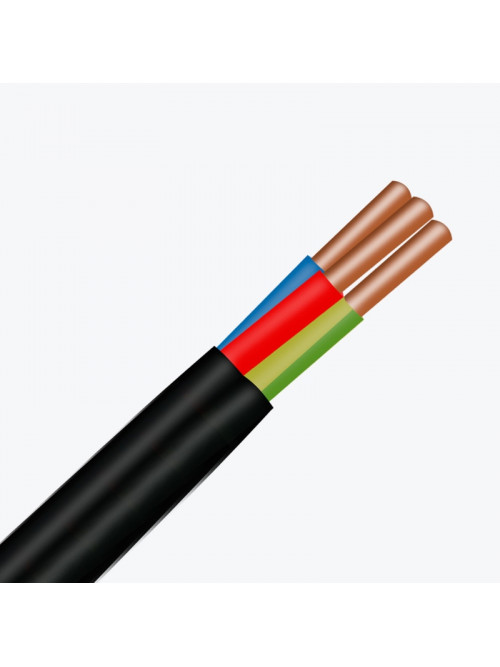 Кабель электрический ВВГнг ЛС 3x4 мм²