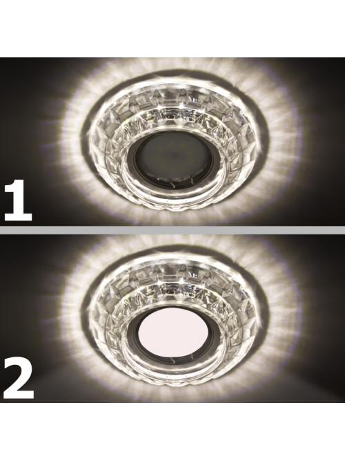 Встраиваемый светильник с подсветкой LED PL-097CL3W6