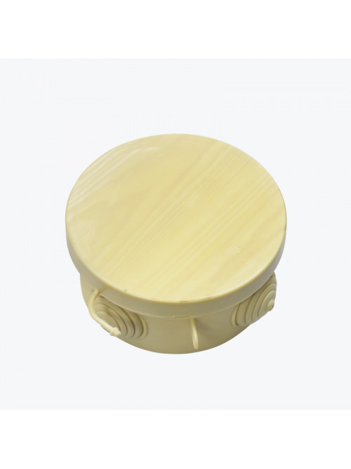 Коробка распределительная КМР-040-039 с крышкой (85х40) 4 мембр. ввода светл. дер. IP54 plc-kmr-040-039-s EKF PROxima
