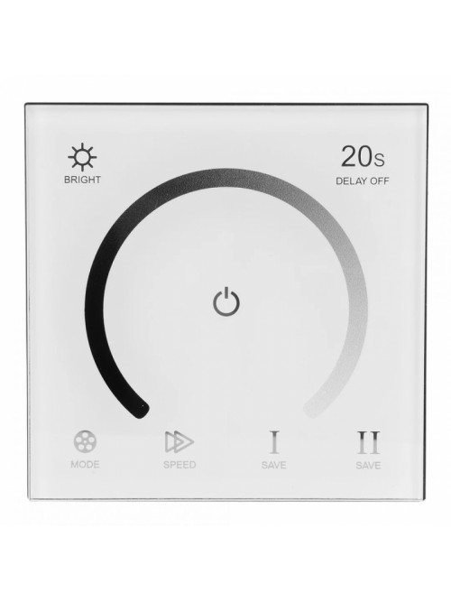 Диммер для светодиодной ленты Touch встраиваемый DC12-24V 4A IP20 100-003-0288