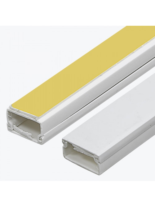 Canal cablu PVC alb cu adeziv 40x16x2000mm AY-KA