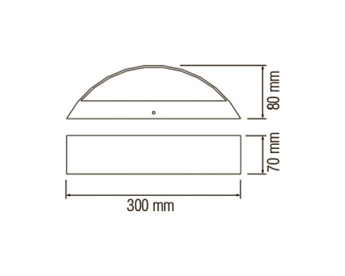 Настенный светильник уличный MESE 5.5W черный IP44 230V 4100K 076-004-0006
