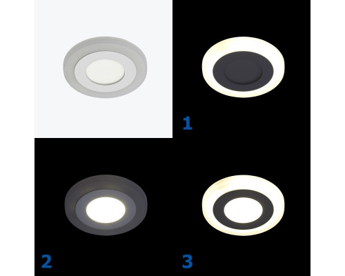 Светодиодный светильник 3W+3W 4000K PL-UL3P3P PANLIGHT