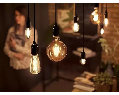 Светодиодная лампа филамент ST64 8W 2700K E27 880 Лм PL-ST64F8WW PANLIGHT