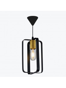Светильник подвесной OXALIS 2 3185 1xE27 IP20 13cmx13cmx20cm черный OS-OXAL2-10-DEC