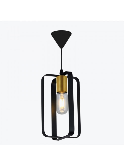Светильник подвесной OXALIS 2 3185 1xE27 IP20 13cmx13cmx20cm черный OS-OXAL2-10-DEC