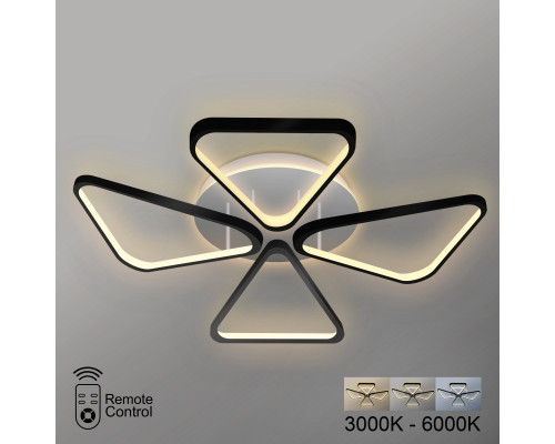 Lustra LED 46W negru PL-21858B