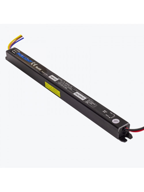 Блок питания для светодиодной ленты черный ULTRA SLIM 12V 5A 60W IP67 PL-WP60L-12 PANLIGHT
