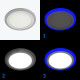 Светодиодный светильник 18W+6W 6000K+Синий PL-UL18W6B PANLIGHT