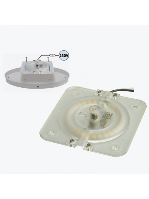 Светодиодный модуль PANLIGHT 85x85 15Вт 230V 1250 Лм 3000K  PL-M8484153