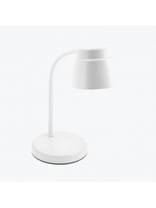 Настольная светодиодная лампа HELIN 6W 350Lm 3-CCT белая LB-HEL6W-00-DEC