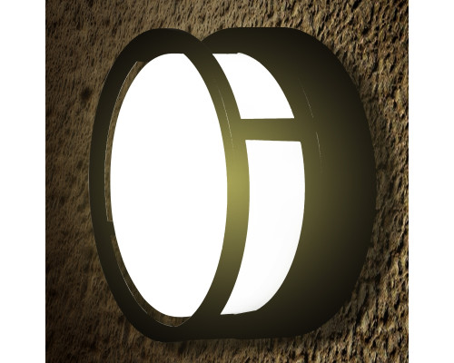 Светильник LED 12W 4000K уличный настенно-потолочный IP54 черный PL-13441P PANLIGHT