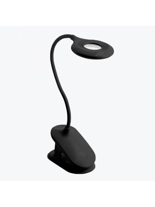 Настольная светодиодная лампа с аккумулятором LED RINGO 4W 200lm 3000K-6000K 3-CCT 1200 mAh черная LB-RIN4W-10-DEC