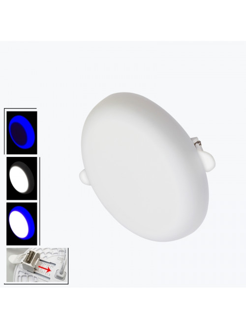 Светодиодная панель 12W+4W 6000K+Синий PL-UL12CW4B PANLIGHT
