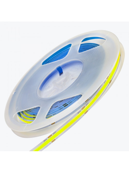 Светодиодная лента COB PL-COB384-CW-24, IP-20, 8mm 24V, 10W/m, 6500K, 384led/m, 5m PANLIGHT