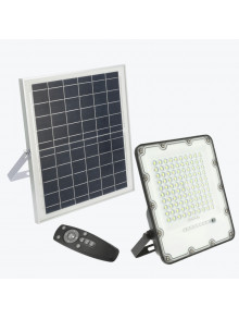 Светодиодный прожектор с солнечной батареей и пультом BRAVOS 100W 1000LM IP65 6400K LD-BRAVOS100W-64