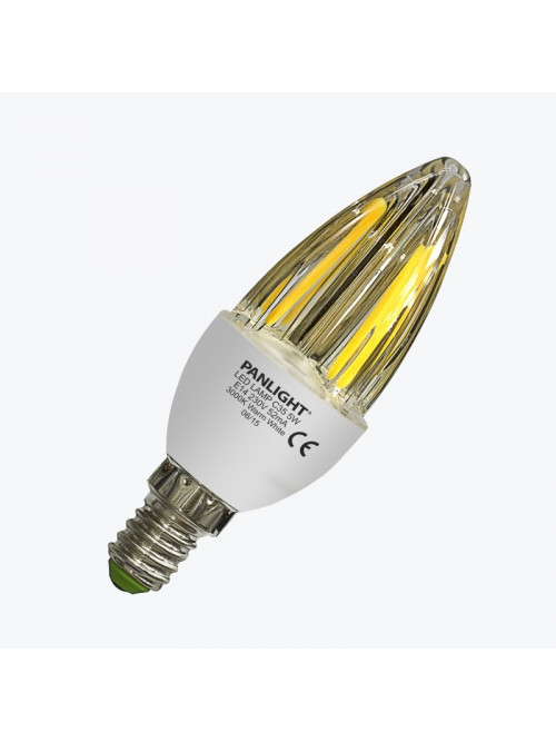 Светодиодная лампа филамент PANLIGHT C35 5Вт 520 Лм E14 3000K  PL-CAF50143