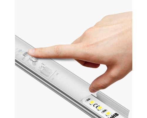 Микровыключатель сенсорный контактный диммируемый для профилей и светодиодной ленты LED 12-24V DC 8A IP20