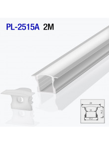 Алюминиевый профиль врезной для светодиодной ленты 2m/set 24*14.2mm PL-2515A 2m PANLIGHT
