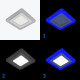 Светодиодный светильник 6W+3W 6000K+Синий PL-US6W3B PANLIGHT