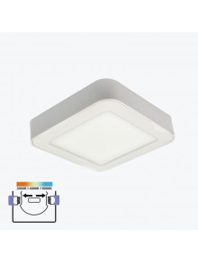 Спот LED накл/встр.12W 3CCT квадратный белый PL-US12UPP3CCT PANLIGHT